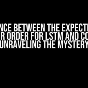 Difference between the expected input tensor order for LSTM and Conv1d: Unraveling the Mystery