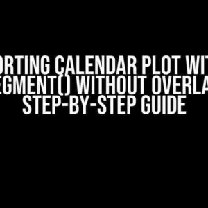 Sorting calendar plot with geom_segment() without overlapping: A Step-by-Step Guide